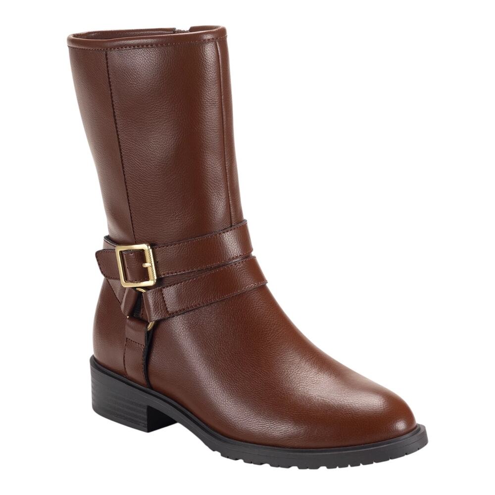 Style & Co Women's Valeriee Mid Shaft Boots Brown Size 8 1/2 M
